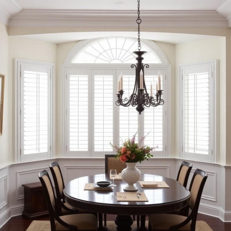 Shutters installation example